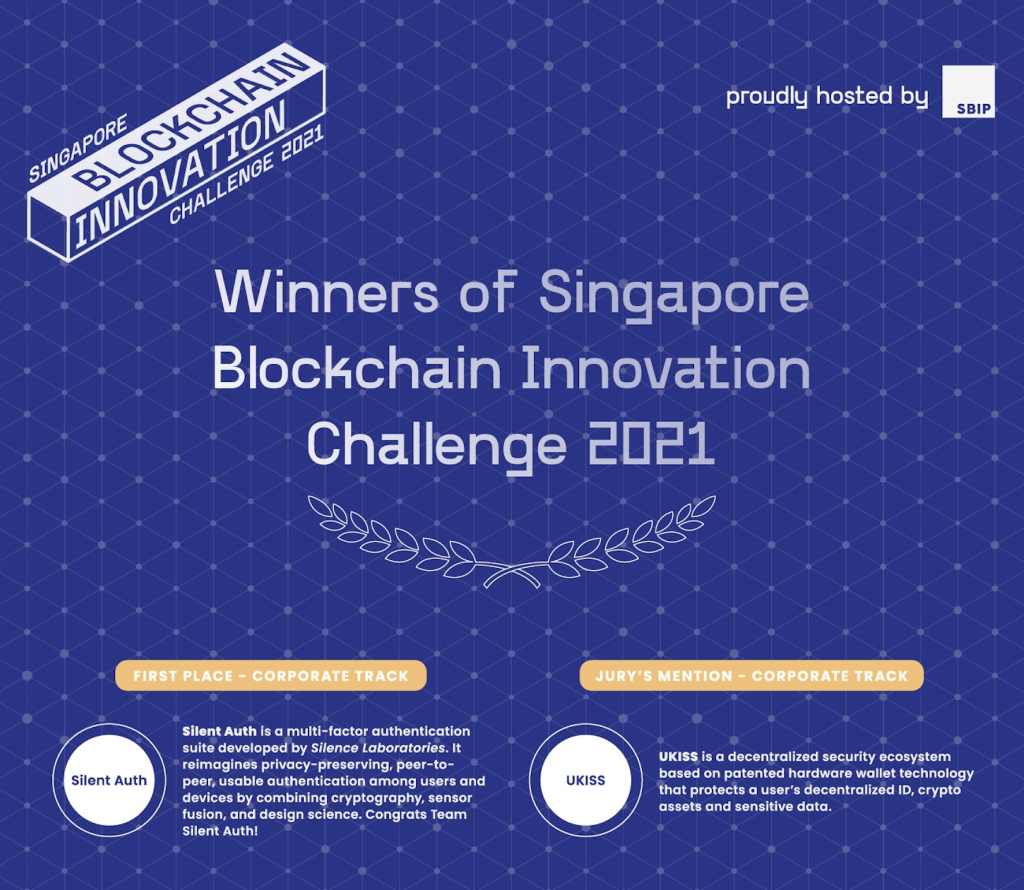 Singapore Blockchain Innovation Challenge 2021 - UKISS Technology